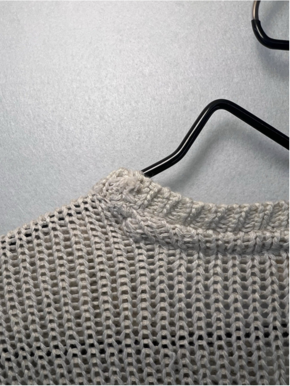 RetRod Knit Pullover Sweater Beige Button Accent Crew Neck Long Sleeve Small NWT - Picture 11 of 16